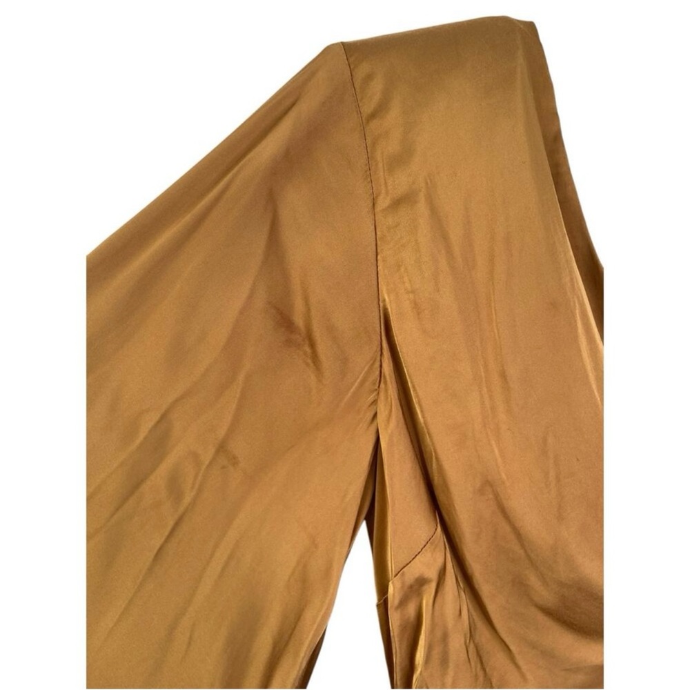 Michael Costello x REVOLVE Mae Gown Maxi Satin One Shoulder Formal Classy Small - Picture 6 of 12